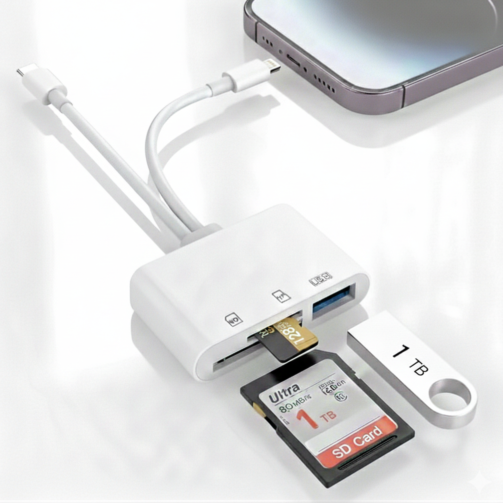 Support mémoire 3-en-1 Universel