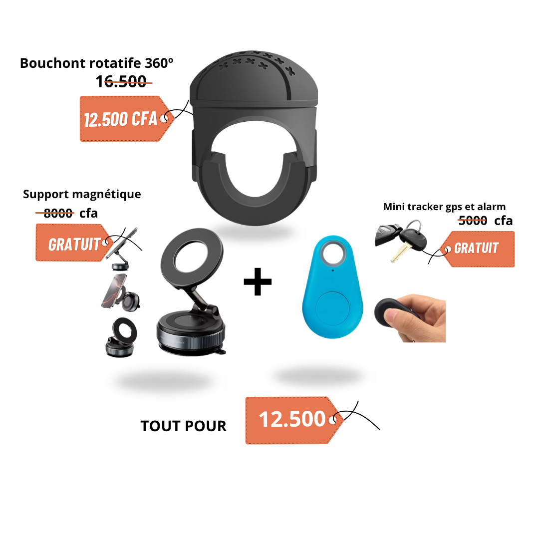 bouton rotatif à 360°